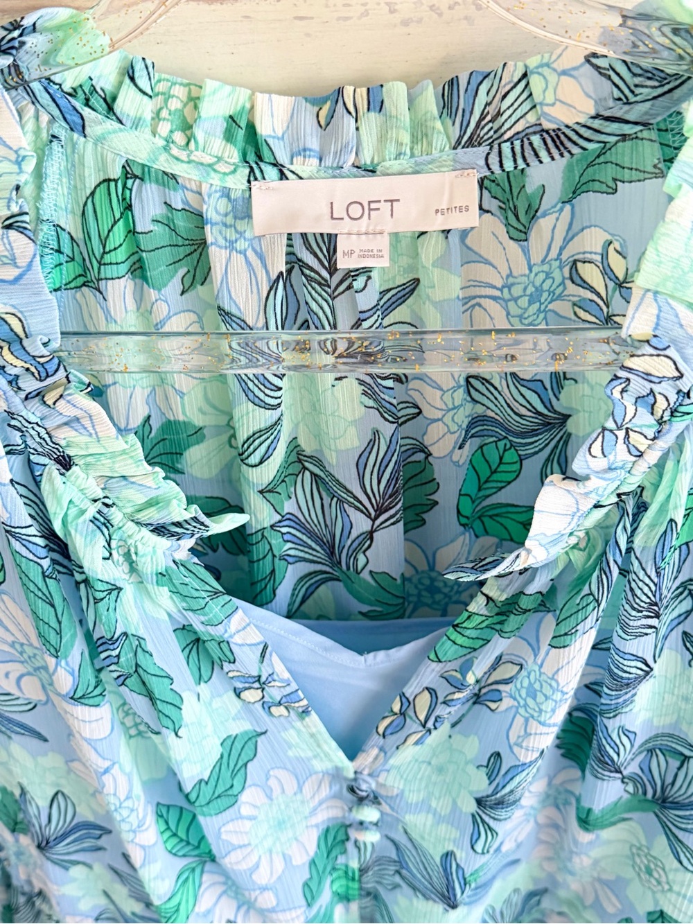 Loft Gardenia Ruffle Maxi Dress - Picture 5 of 5